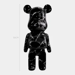 Table Top|Floor Standing^Statues & Sculptures Aero Bear 50cm Black Resin Indoor Sculpture