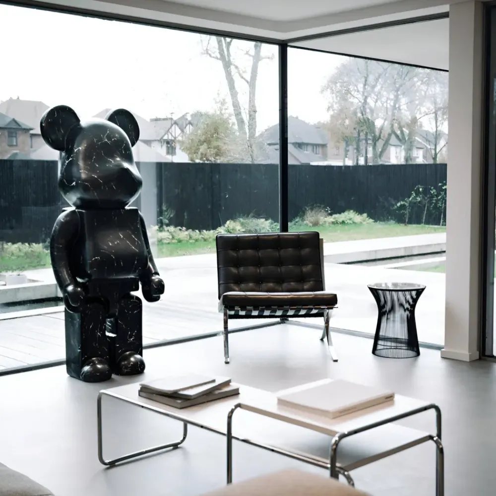 Giant|Floor Standing^Statues & Sculptures Aero Bear 165cm Black Resin Indoor Sculpture