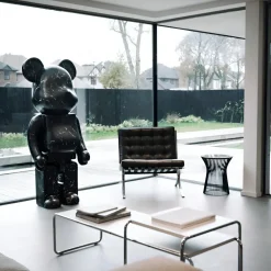 Floor Standing|Animals^Statues & Sculptures Aero Bear 135cm Black Resin Indoor Sculpture