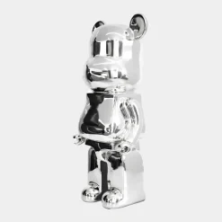 Table Top|Floor Standing^Statues & Sculptures Aero Bear 50cm Chrome Resin Indoor Sculpture