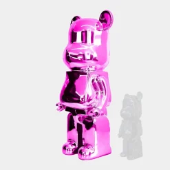Floor Standing|Animals^Statues & Sculptures Aero Bear 135cm Pink Resin Indoor Sculpture