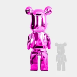 Floor Standing|Animals^Statues & Sculptures Aero Bear 135cm Pink Resin Indoor Sculpture