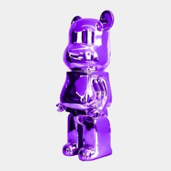 Table Top|Floor Standing^Statues & Sculptures Aero Bear 50cm Purple Resin Indoor Sculpture