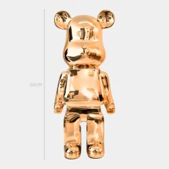 Table Top|Floor Standing^Statues & Sculptures Aero Bear 50cm Rose Gold Resin Indoor Sculpture