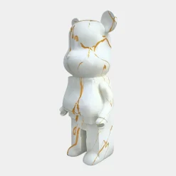 Table Top|Floor Standing^Statues & Sculptures Aero Bear 50cm White Resin Indoor Sculpture