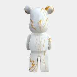 Table Top|Floor Standing^Statues & Sculptures Aero Bear 50cm White Resin Indoor Sculpture