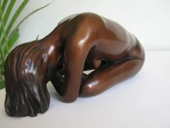 Figurative|Table Top^Statues & Sculptures Alessandra Figurine Bronze Indoor Sculpture