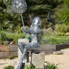 Fairies^Statues & Sculptures Alette Fairy 60cm Metal Wire Garden Sculpture