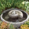 Water Features^Statues & Sculptures Ammonite Fossil Stone Garden Water Feature
