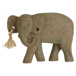 Table Top|Animals^Statues & Sculptures Ancient Elephant 31cm Wood Indoor Statue