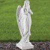 Angel^Statues & Sculptures Angel 62cm Marble Resin Garden Statue