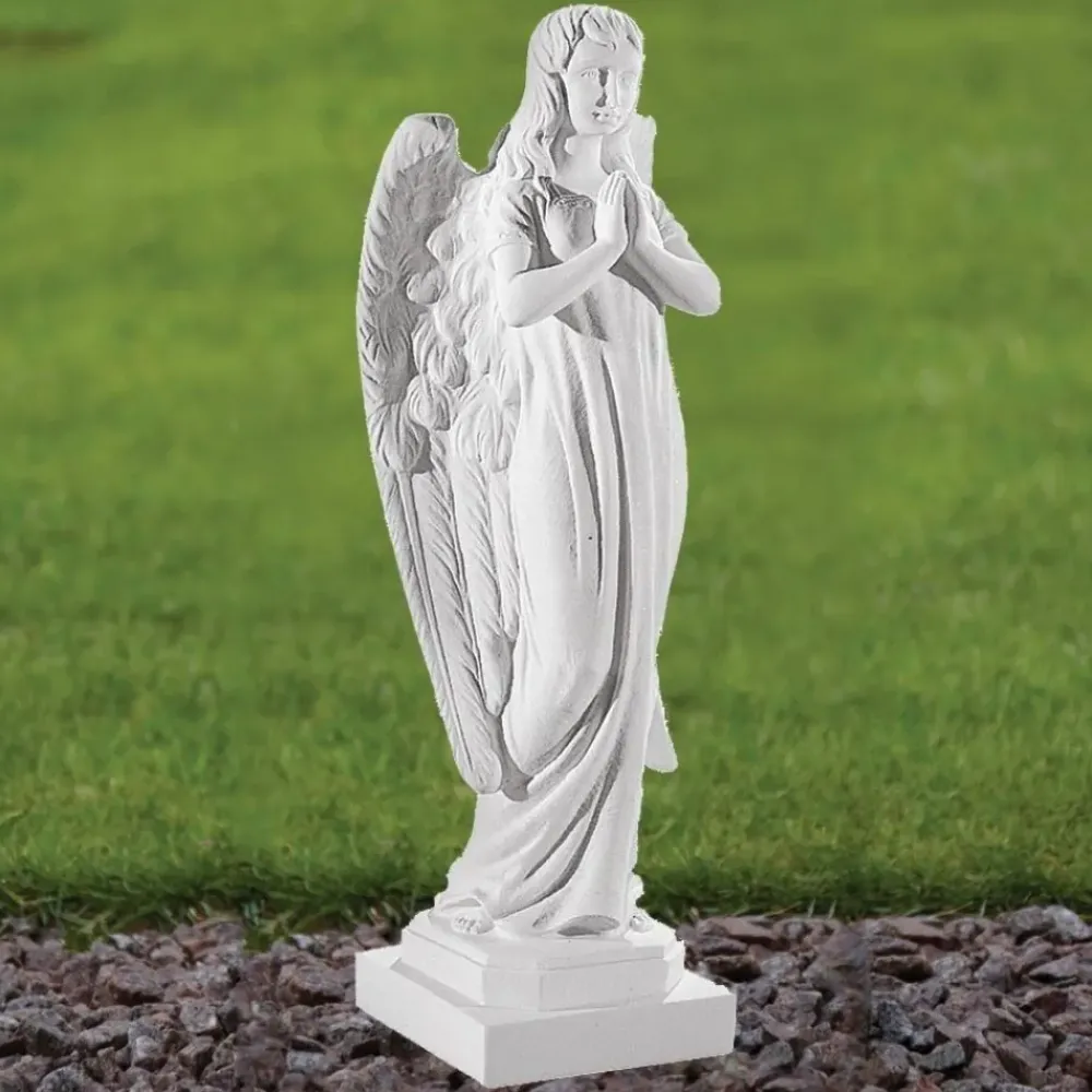 Angel^Statues & Sculptures Angel 62cm Marble Resin Garden Statue