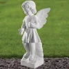 Angel^Statues & Sculptures Angel 47cm Marble Resin Garden Statue