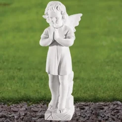 Angel^Statues & Sculptures Angel 45cm Marble Resin Garden Statue