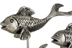 Table Top|Animals^Statues & Sculptures Aqua Symphony Fish 35cm Wood Indoor Sculpture
