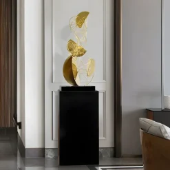 Table Top|Floor Standing^Statues & Sculptures Arc Aeon 93cm Gold Metal Indoor Sculpture