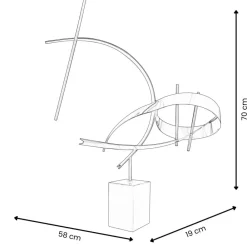 Table Top|Abstract^Statues & Sculptures Art of Noise 70cm Abstract Metal Indoor Sculpture