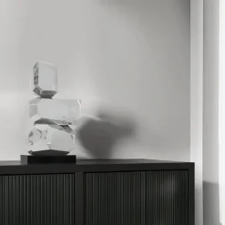 Table Top|Abstract^Statues & Sculptures Astrolith 73cm Silver Metal Indoor Sculpture v2