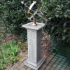 Armillary Sundials^Statues & Sculptures Athenian Armillary Stone Garden Sundial