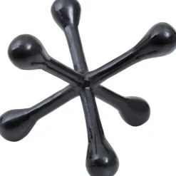 Table Top|Abstract^Statues & Sculptures Atomic Bloom 16cm Black Metal Indoor Sculpture