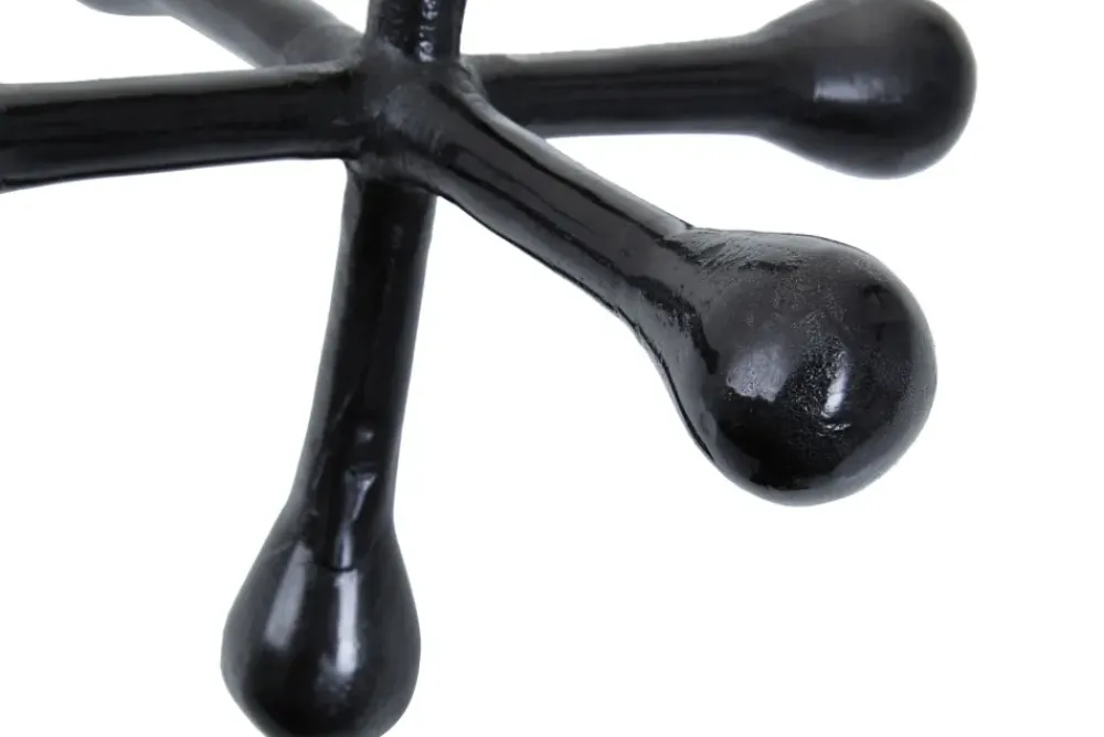 Table Top|Abstract^Statues & Sculptures Atomic Bloom 16cm Black Metal Indoor Sculpture