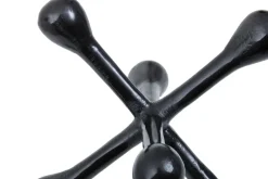 Table Top|Abstract^Statues & Sculptures Atomic Bloom 16cm Black Metal Indoor Sculpture