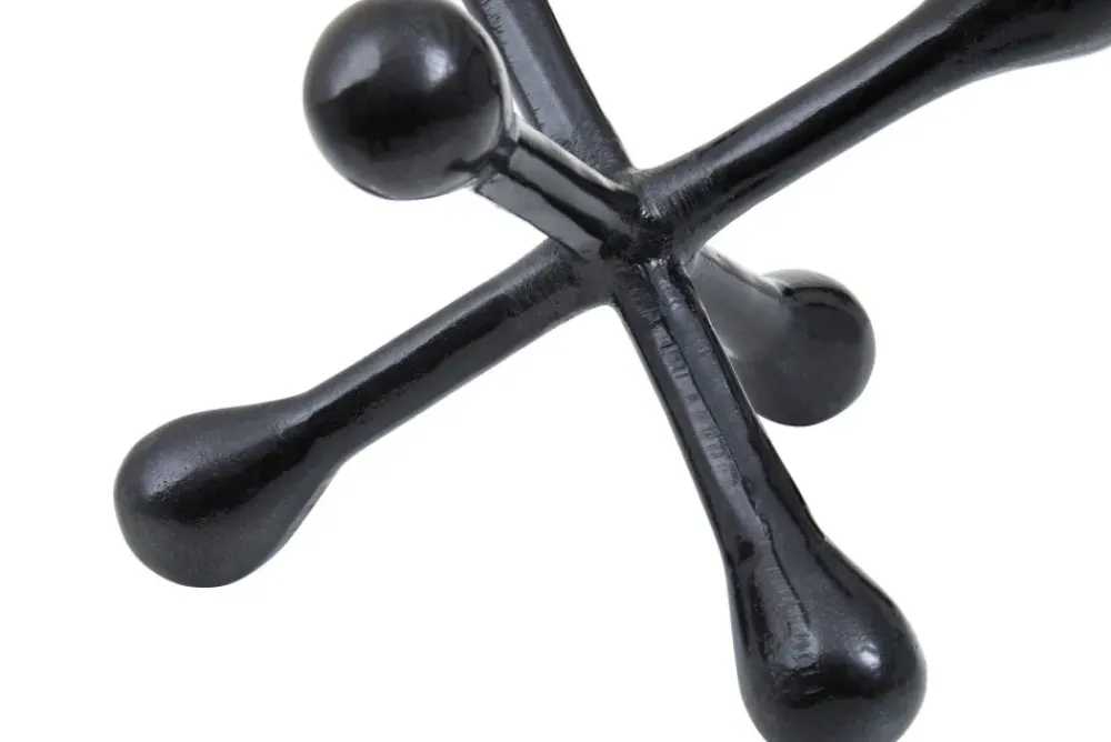 Table Top|Abstract^Statues & Sculptures Atomic Bloom 16cm Black Metal Indoor Sculpture