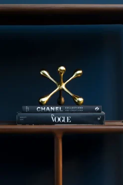 Table Top|Abstract^Statues & Sculptures Atomic Bloom 16cm Gold Metal Indoor Sculpture