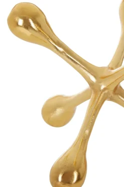 Table Top|Abstract^Statues & Sculptures Atomic Bloom 16cm Gold Metal Indoor Sculpture