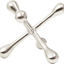 Table Top|Abstract^Statues & Sculptures Atomic Bloom 14cm Silver Metal Indoor Sculpture