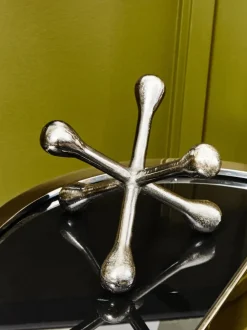 Table Top|Abstract^Statues & Sculptures Atomic Bloom 14cm Silver Metal Indoor Sculpture