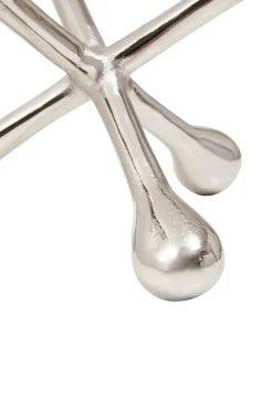 Table Top|Abstract^Statues & Sculptures Atomic Bloom 14cm Silver Metal Indoor Sculpture