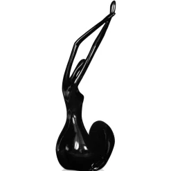 Figurative|Table Top^Statues & Sculptures Awakened Grace 32cm Black Resin Indoor Sculpture