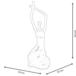 Figurative|Table Top^Statues & Sculptures Awakened Grace 32cm Multicolour Resin Indoor Sculpture