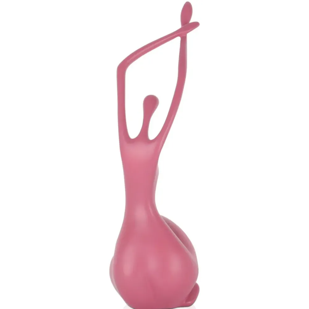 Figurative|Table Top^Statues & Sculptures Awakened Grace 32cm Pink Resin Indoor Sculpture