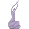 Figurative|Table Top^Statues & Sculptures Awakened Grace 32cm Violet Resin Indoor Sculpture
