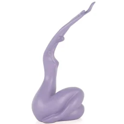 Figurative|Table Top^Statues & Sculptures Awakened Grace 32cm Violet Resin Indoor Sculpture