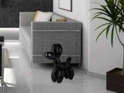 Floor Standing|Balloon Dogs^Statues & Sculptures Balloon Dog 62cm Black Resin Indoor Sculpture