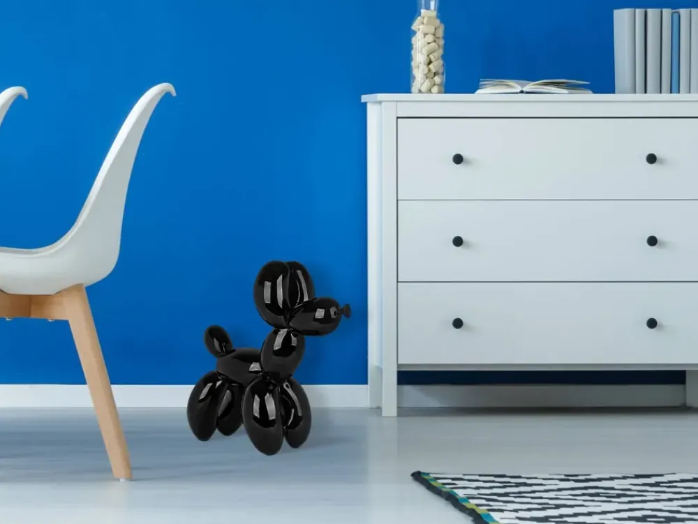 Table Top|Floor Standing^Statues & Sculptures Balloon Dog 46cm Black Resin Indoor Sculpture