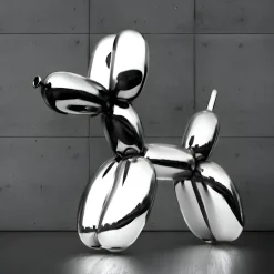 Floor Standing|Balloon Dogs^Statues & Sculptures Balloon Dog 80cm Chrome Fibreglass Indoor Sculpture
