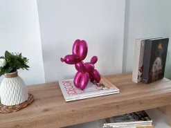 Table Top|Balloon Dogs^Statues & Sculptures Balloon Dog 27cm Fuchsia Resin Indoor Sculpture