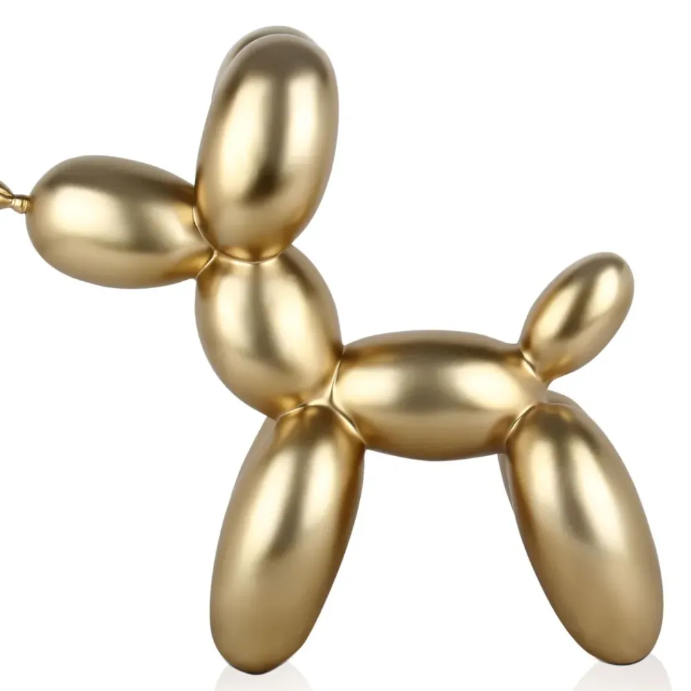 Table Top|Floor Standing^Statues & Sculptures Balloon Dog 46cm Gold Resin Indoor Sculpture