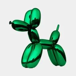 Floor Standing|Balloon Dogs^Statues & Sculptures Balloon Dog 80cm Green Metal Garden Sculpture