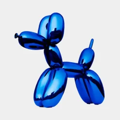 Floor Standing|Balloon Dogs^Statues & Sculptures Balloon Dog 80cm Ocean Blue Metal Garden Sculpture