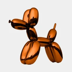 Floor Standing|Balloon Dogs^Statues & Sculptures Balloon Dog 80cm Orange Fibreglass Indoor Sculpture