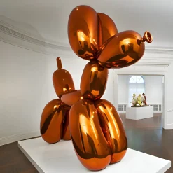 Giant|Floor Standing^Statues & Sculptures Balloon Dog 200cm Orange Fibreglass Indoor Sculpture