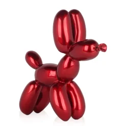 Table Top|Balloon Dogs^Statues & Sculptures Balloon Dog 27cm Red Resin Indoor Sculpture