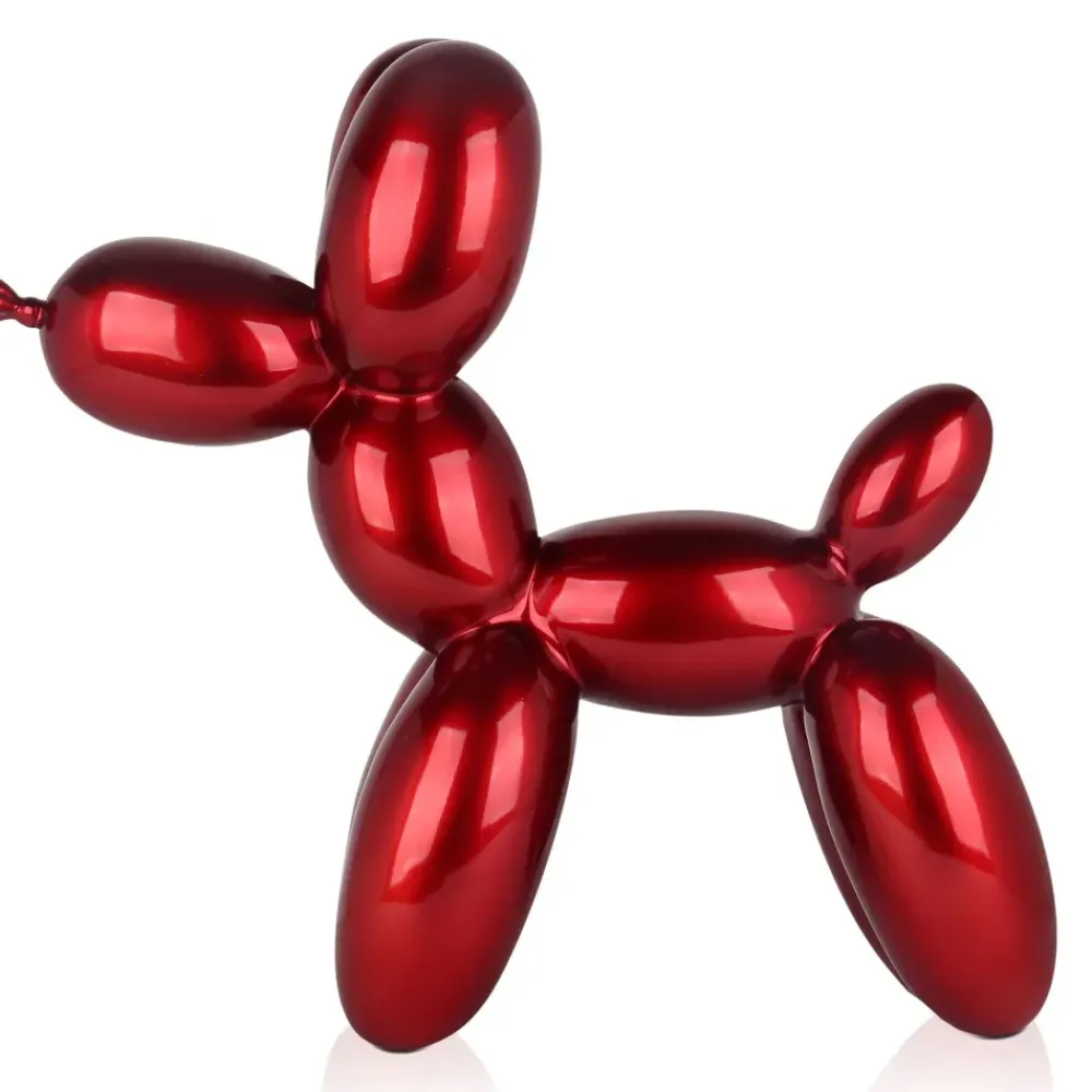 Table Top|Floor Standing^Statues & Sculptures Balloon Dog 46cm Red Resin Indoor Sculpture