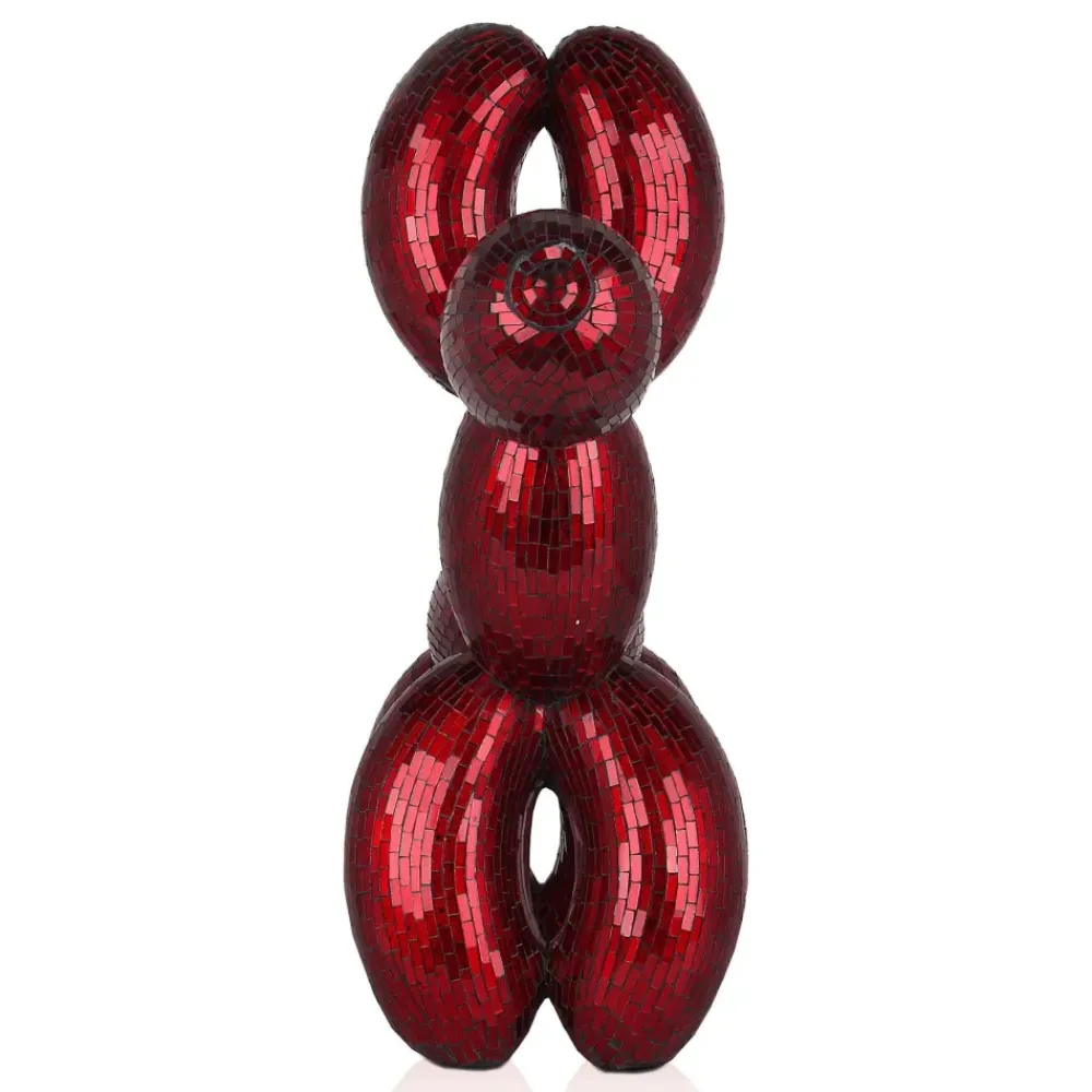 Table Top|Floor Standing^Statues & Sculptures Balloon Dog 60cm Red Resin Indoor Sculpture
