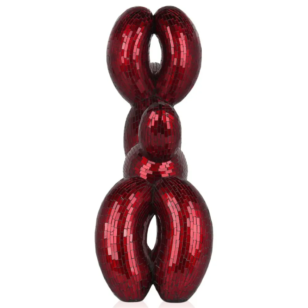 Table Top|Floor Standing^Statues & Sculptures Balloon Dog 60cm Red Resin Indoor Sculpture
